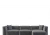 The images shows a small sectional sofa which is the best for your house or office.