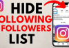 How to Hide Followers on Instagram